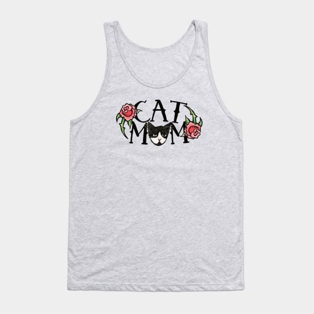 Cat Mom Tank Top by bubbsnugg